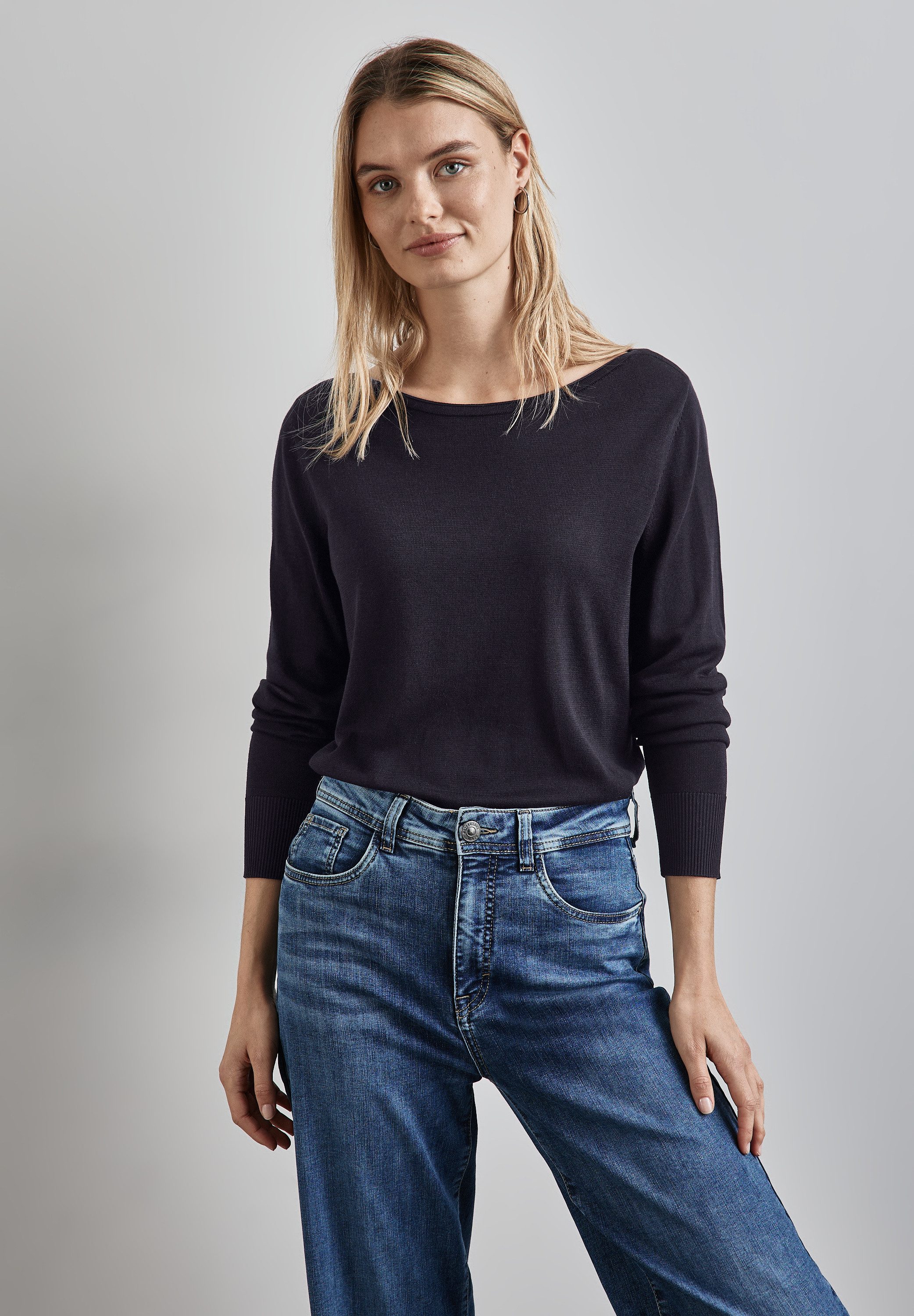 STREET ONE Strickpullover Feinstrick