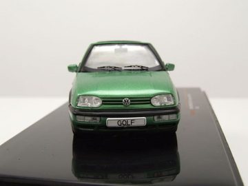 ixo Models Modellauto VW Golf 3 Cabrio 1993 grün metallic Modellauto 1:43 ixo models, Maßstab 1:43