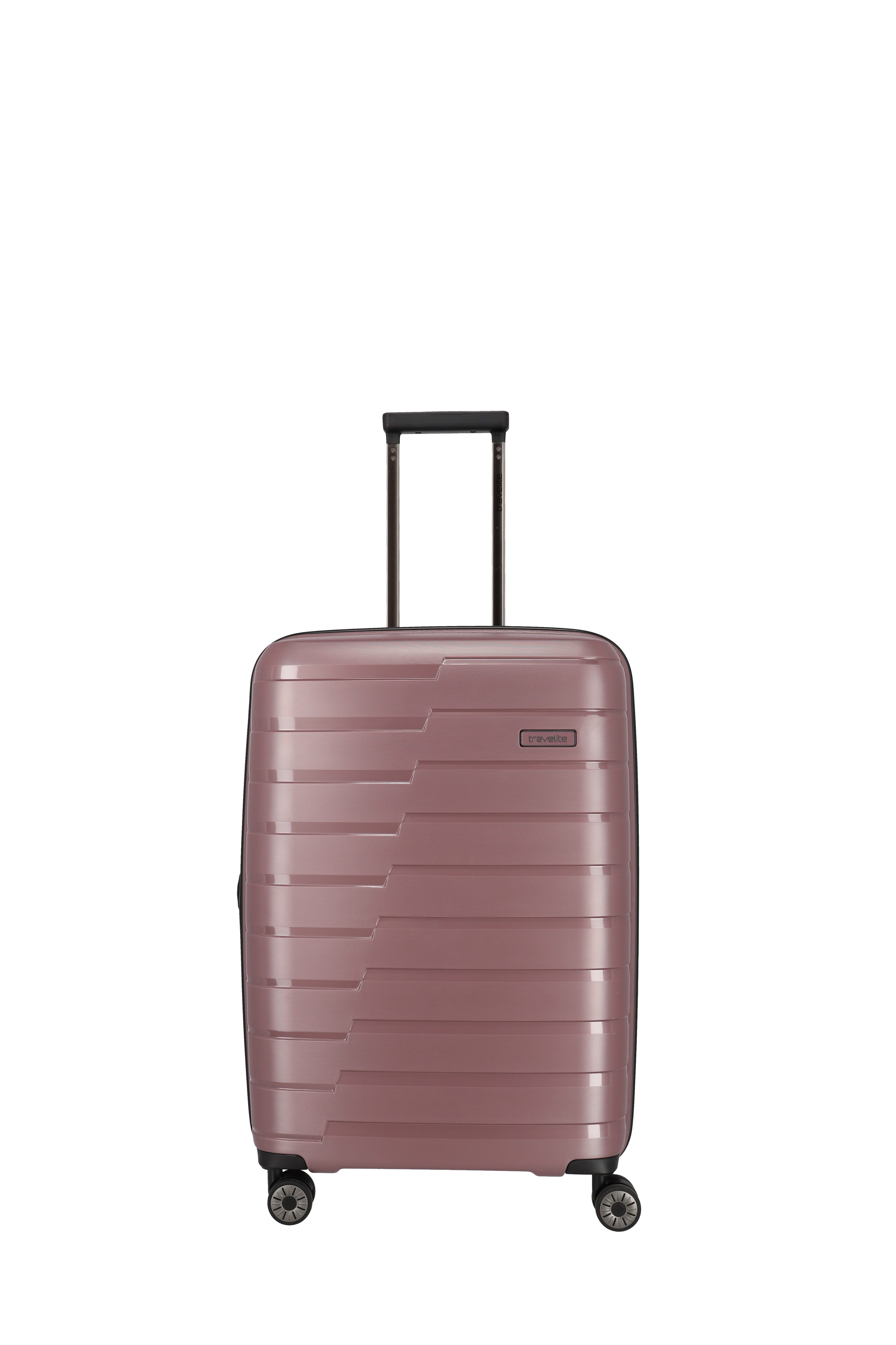 travelite Trolley AIR BASE Reisekoffer Hartschale, 4 Rollen, kratzresistenter Oberfläche und cleverer Innenaufteilung