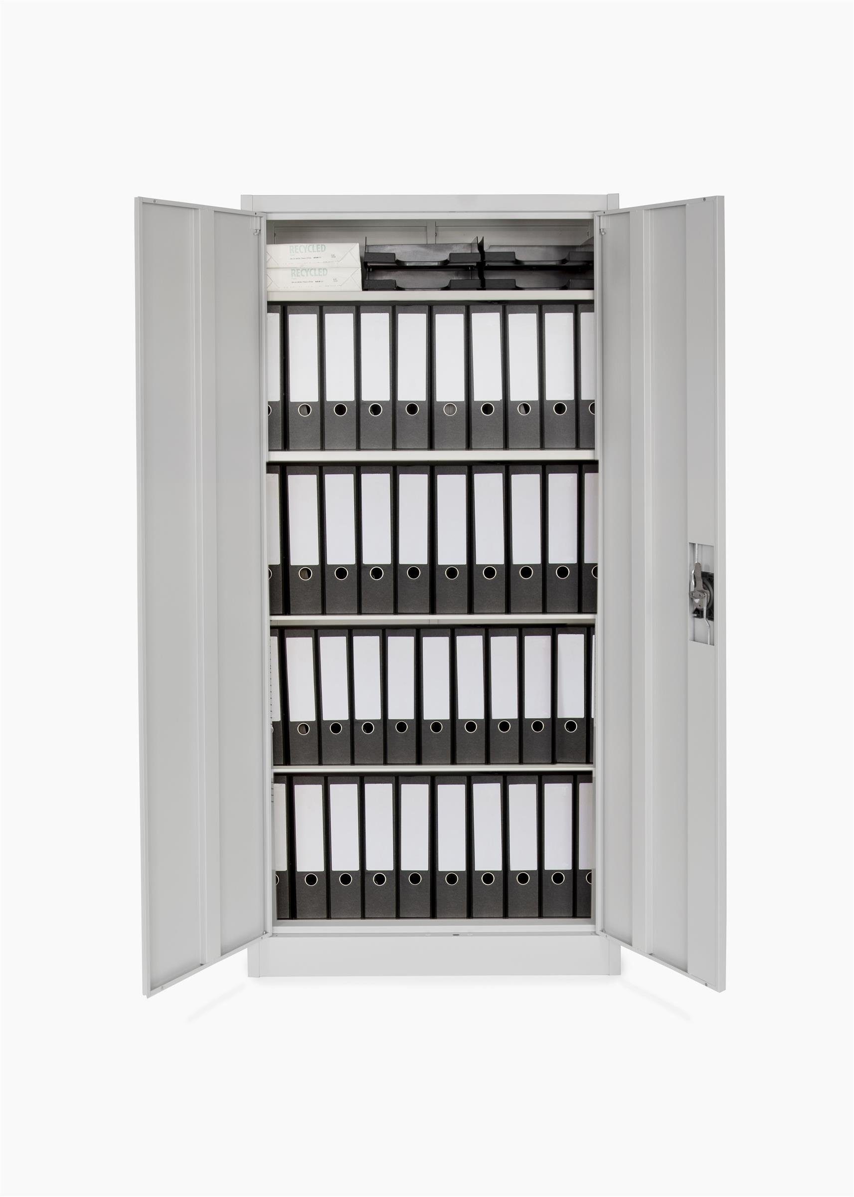 5 mit Höhe Ebenen, rikta Mehrzweckschrank, Mehrzweckschrank Metallschrank, Aktenschrank 168cm