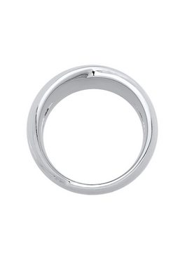 Elli Premium Fingerring Bandring Modern Statement Blogger Kreuz 925 Silber