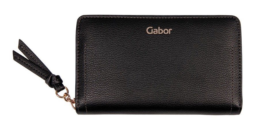 Gabor Geldbörse MALIN WALLETS Medium zip wallet, in Lederoptik black