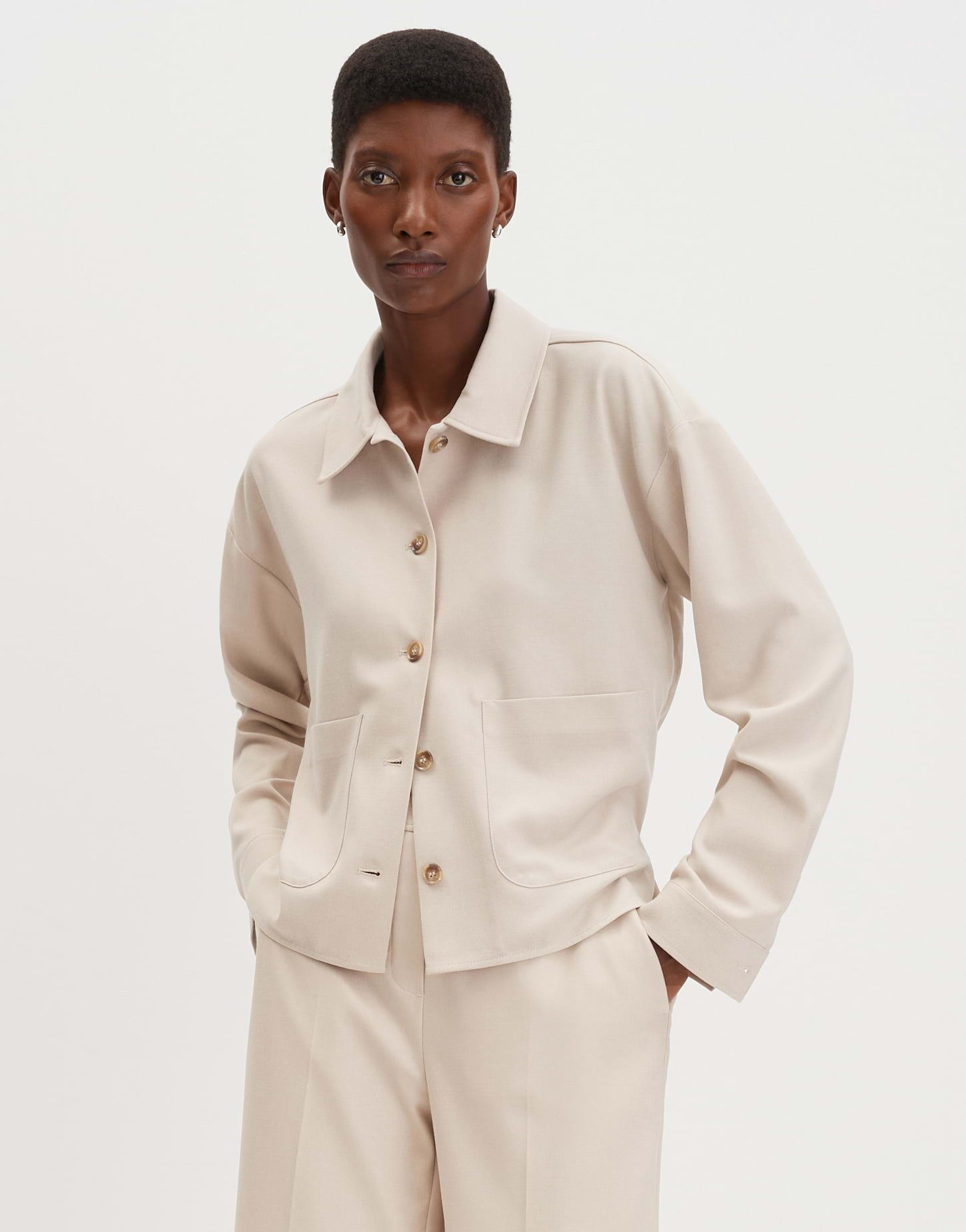 someday Hemdbluse ZAARI Regular Boxy Hemdbluse aus weichem Flanell Fließend günstig online kaufen