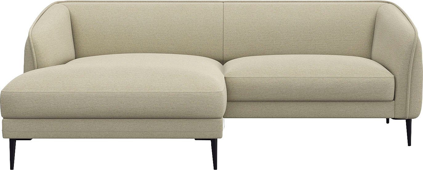 FLEXLUX Ecksofa Belle Designsofa, bequem durch Kaltschaum im Sitz, Skandinavisches Design, In hochwertiger Verarbeitung, B/T 218/149 cm