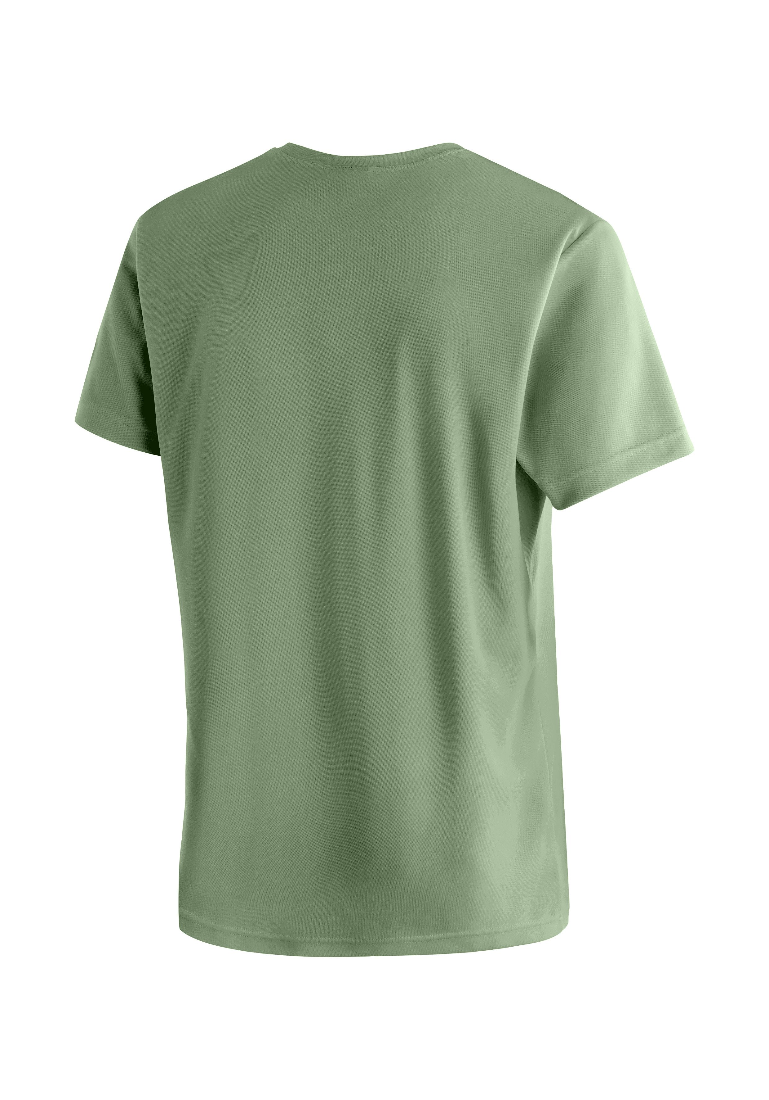 Maier Sports T-Shirt Dieter Print Herren Kurzarmshirt, leichtes Sommer Funktionsshirt, Rundhals, Reg Fit