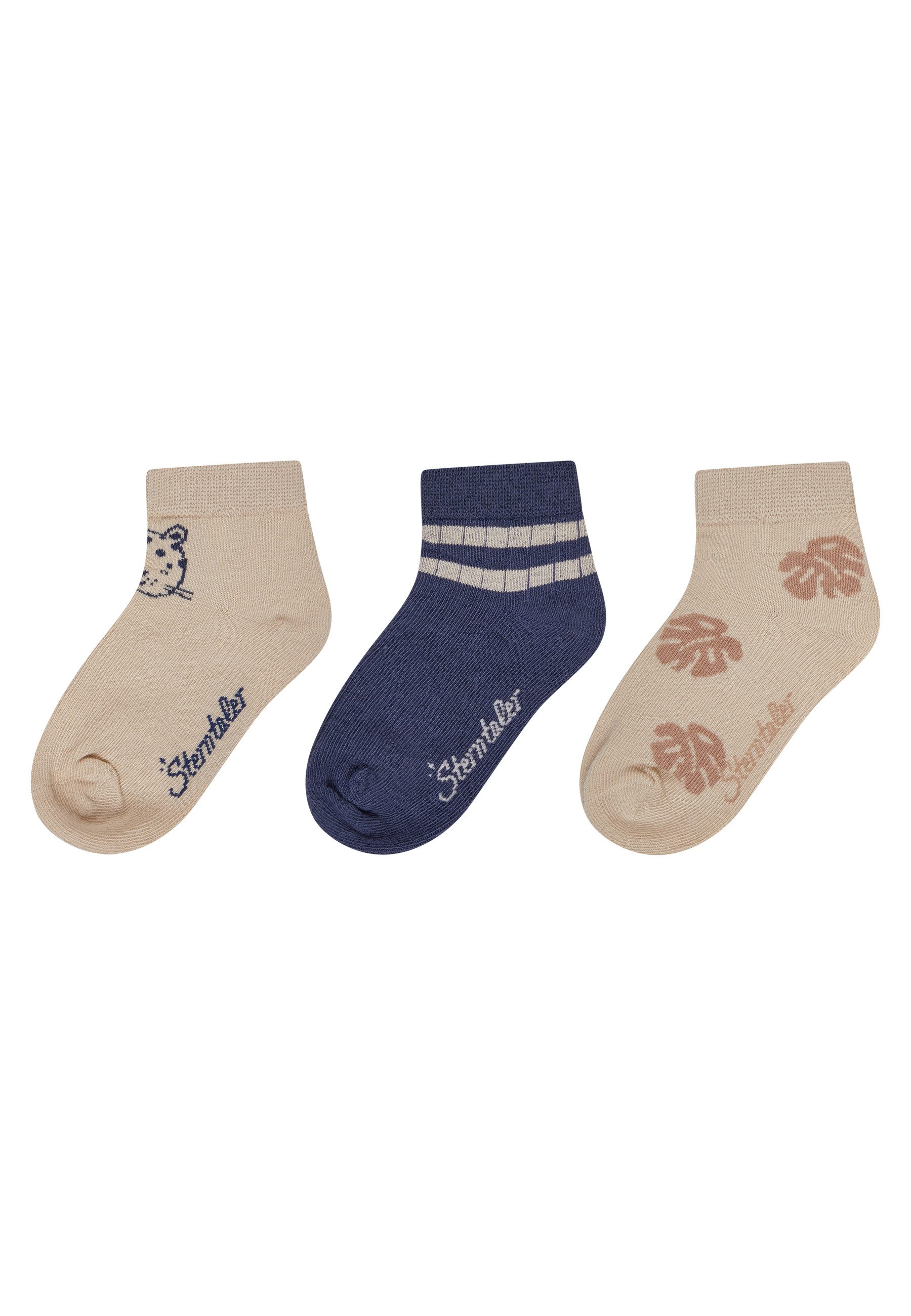 Feinsöckchen Socken 3er-Pack Tiger