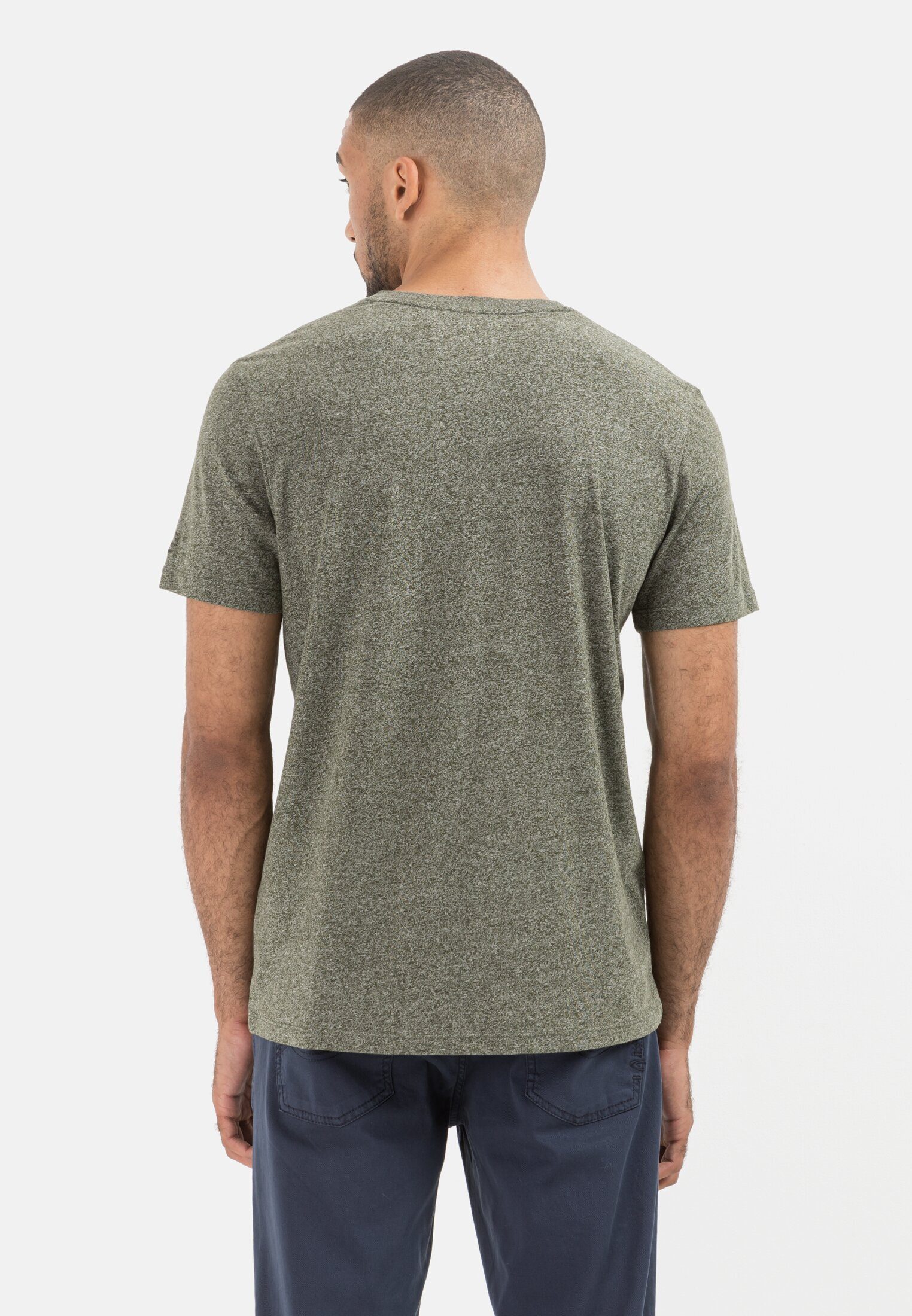 camel active T-Shirt aus biologischer Baumwolle Kurzarm – Bild 2 von 5