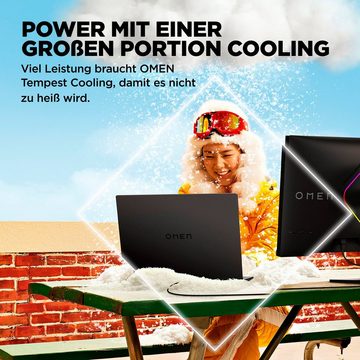 HP OMEN 16-u1095ng Gaming-Notebook (40,9 cm/16,1 Zoll, Intel Core i9 14900HX, GeForce® RTX 4070, 1000 GB SSD)