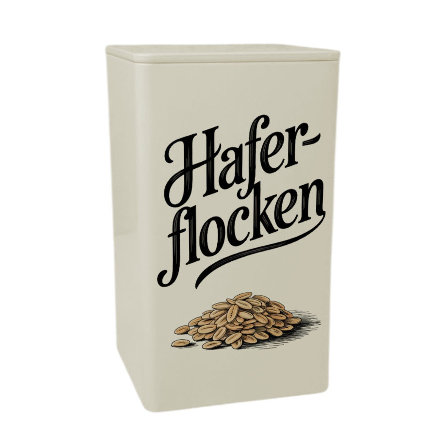 Aufbewahrungsdose Haferflocken Vintage VorratsDose 900ml
