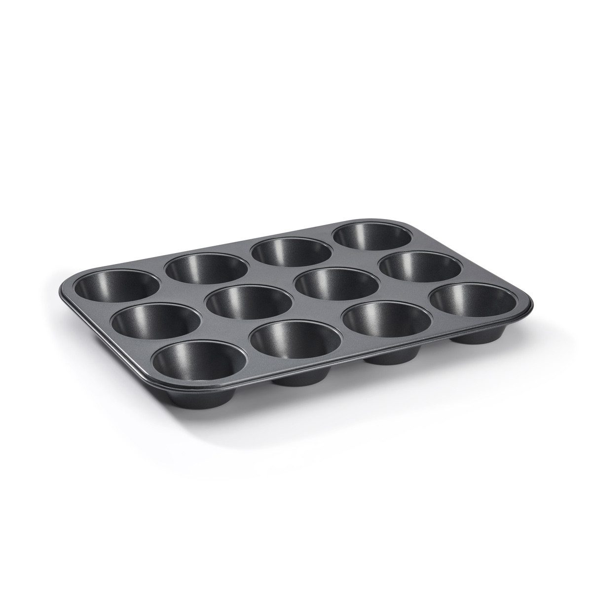 de Buyer Backform Patisserie, Backblech für 12 Muffins - Stahl mit Antihaftbeschichtung