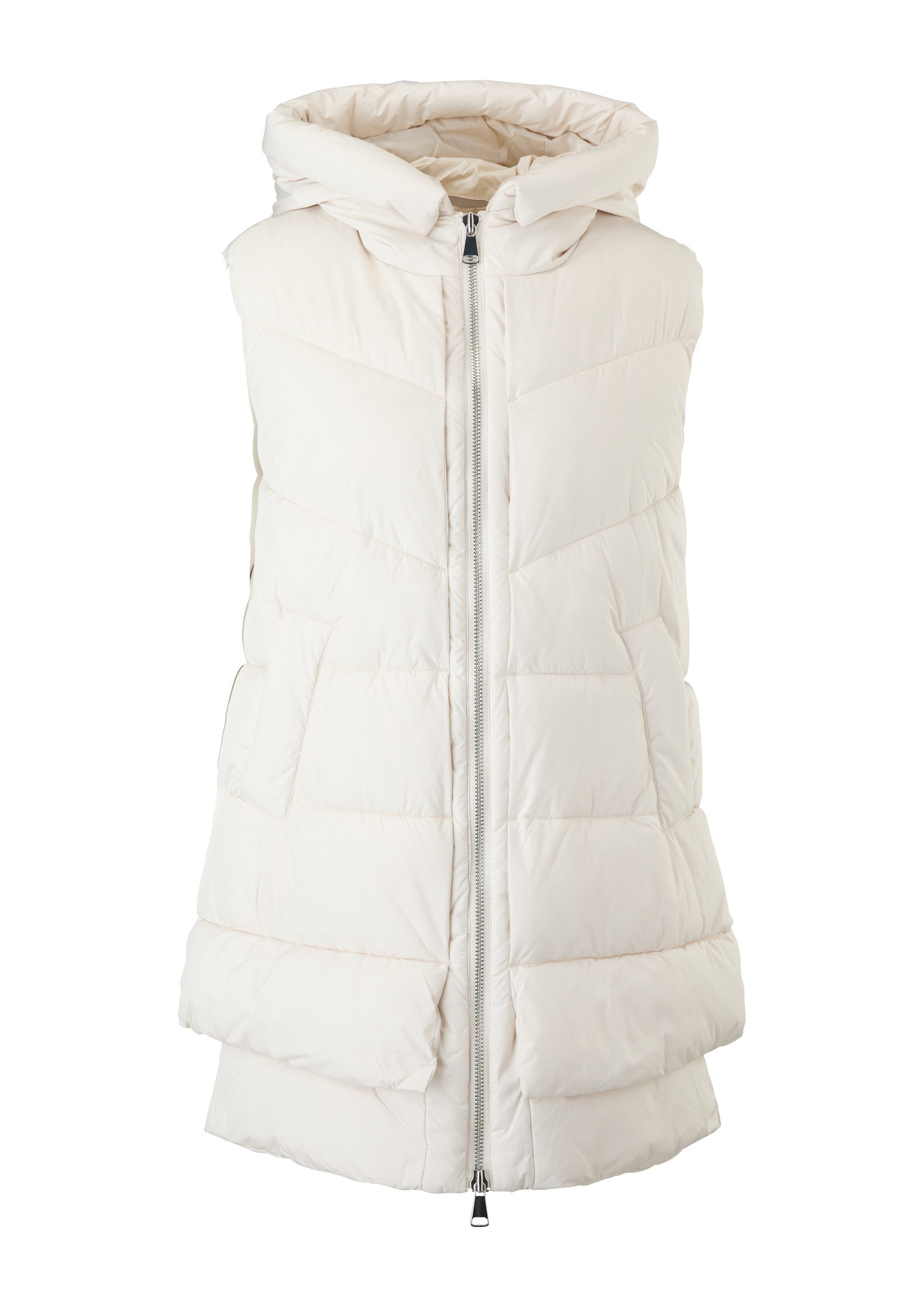 s.Oliver Outdoorjacke Outdoor-Weste Steppweste mit Kapuze günstig online kaufen