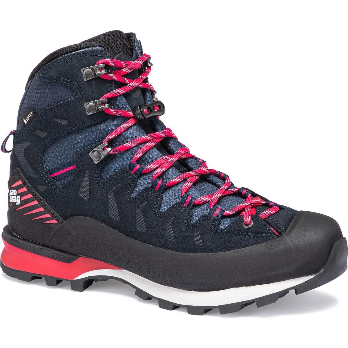 Hanwag Makra Pro Lady GTX Hikingschuh Perfekter Wanderschuh für Damen mit wasserdichtem Leder, Vibram®