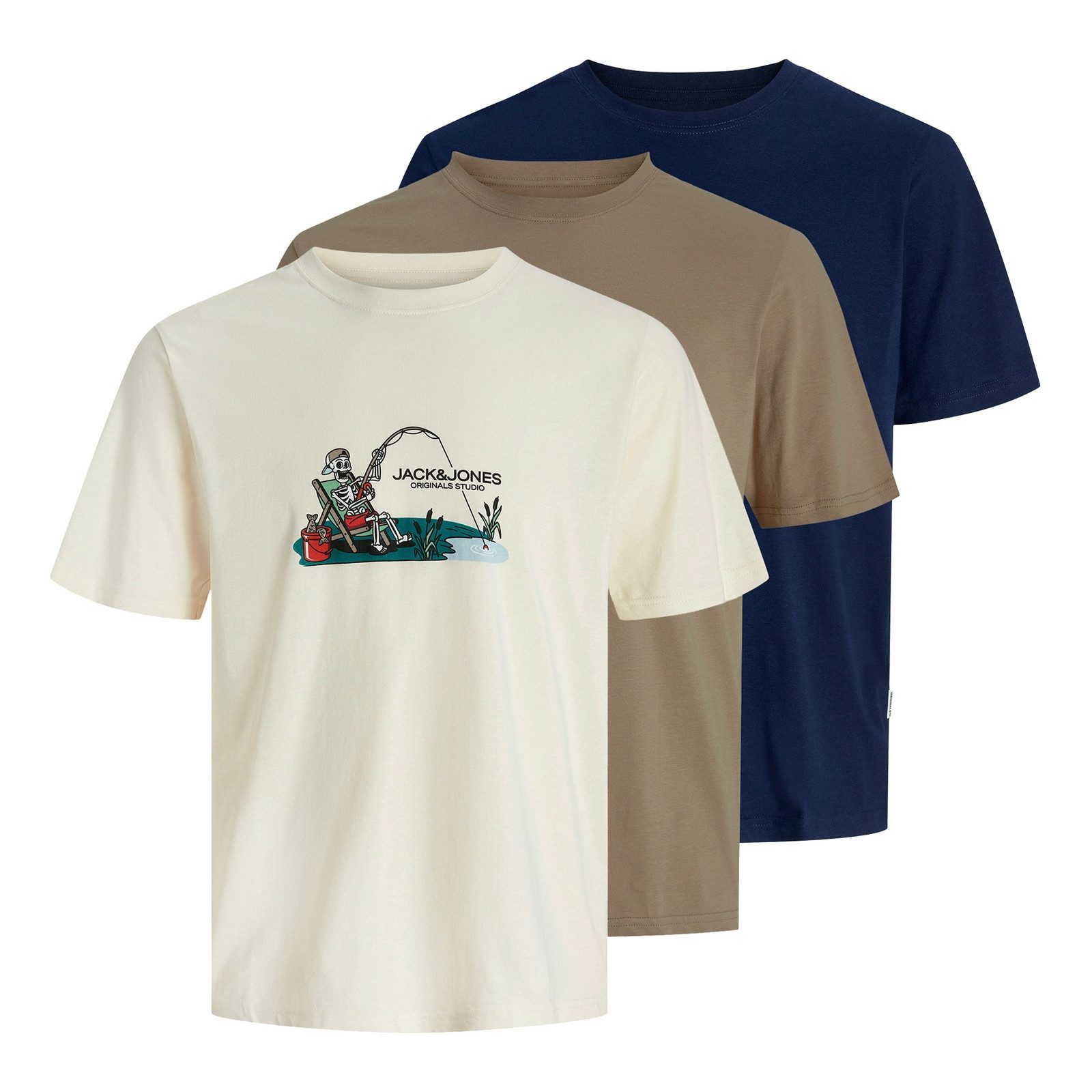 Jack & Jones T-Shirt 3er Pack günstig online kaufen
