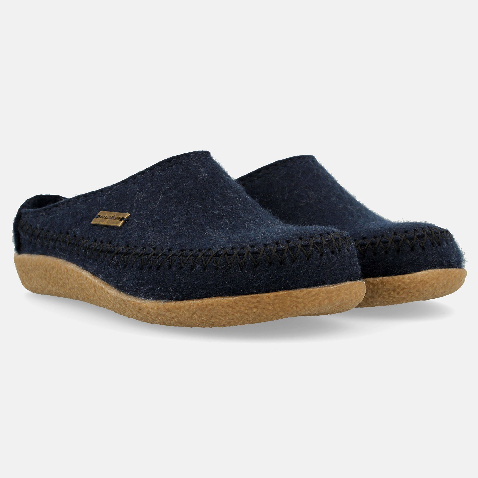 Haflinger Blizzard Credo Filzpantoffel mit Gummisohle Hausschuh Hausschuh – Bild 2 von 5