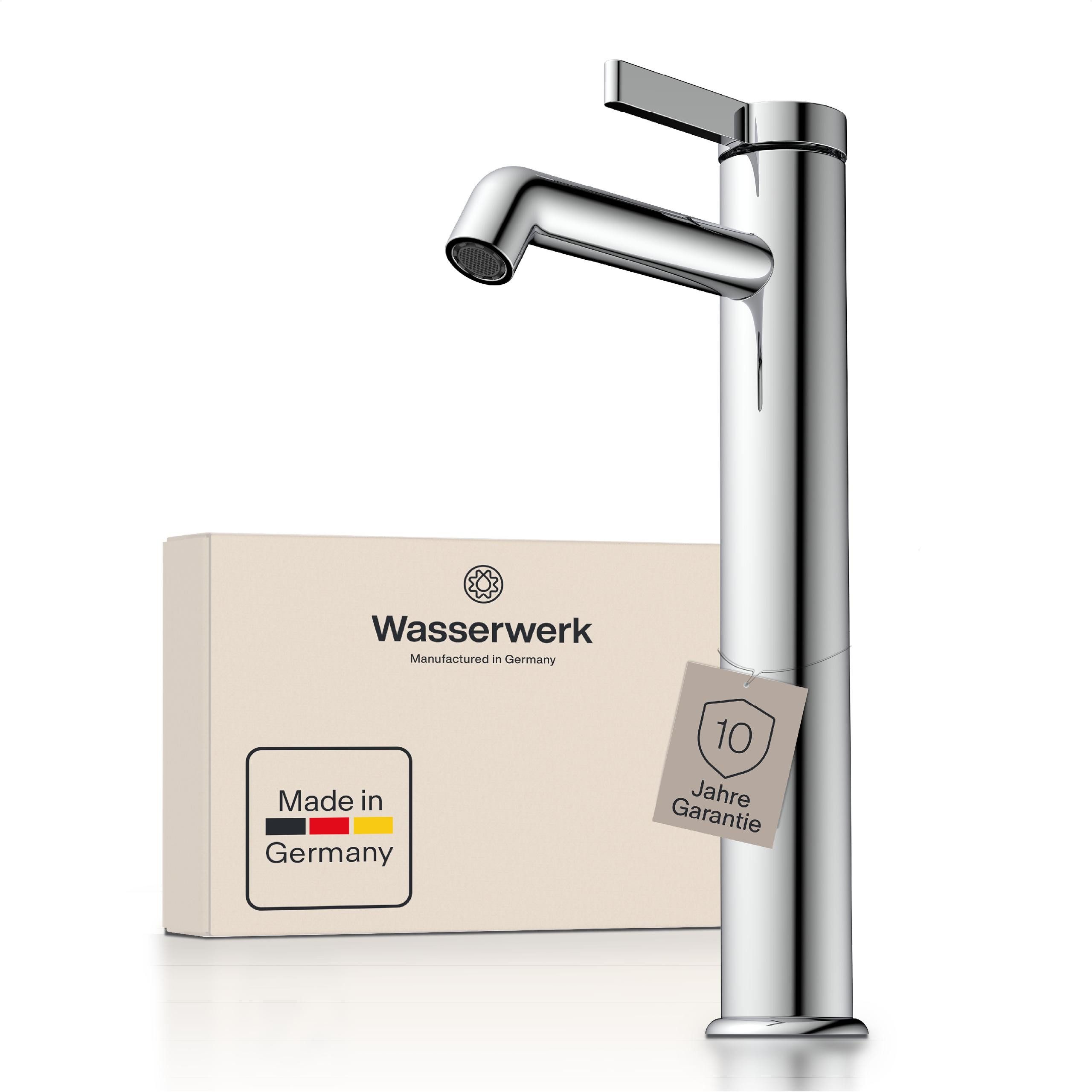 WASSERWERK Waschtischarmatur WT 11 inkl. Popup, wassersparend