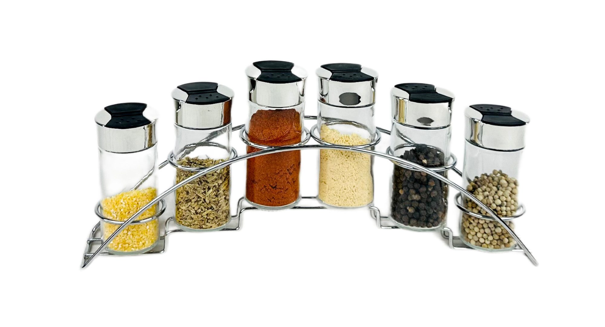 Cheffinger Gewürzständer 6-teiliges Set mit 90ml günstig online kaufen