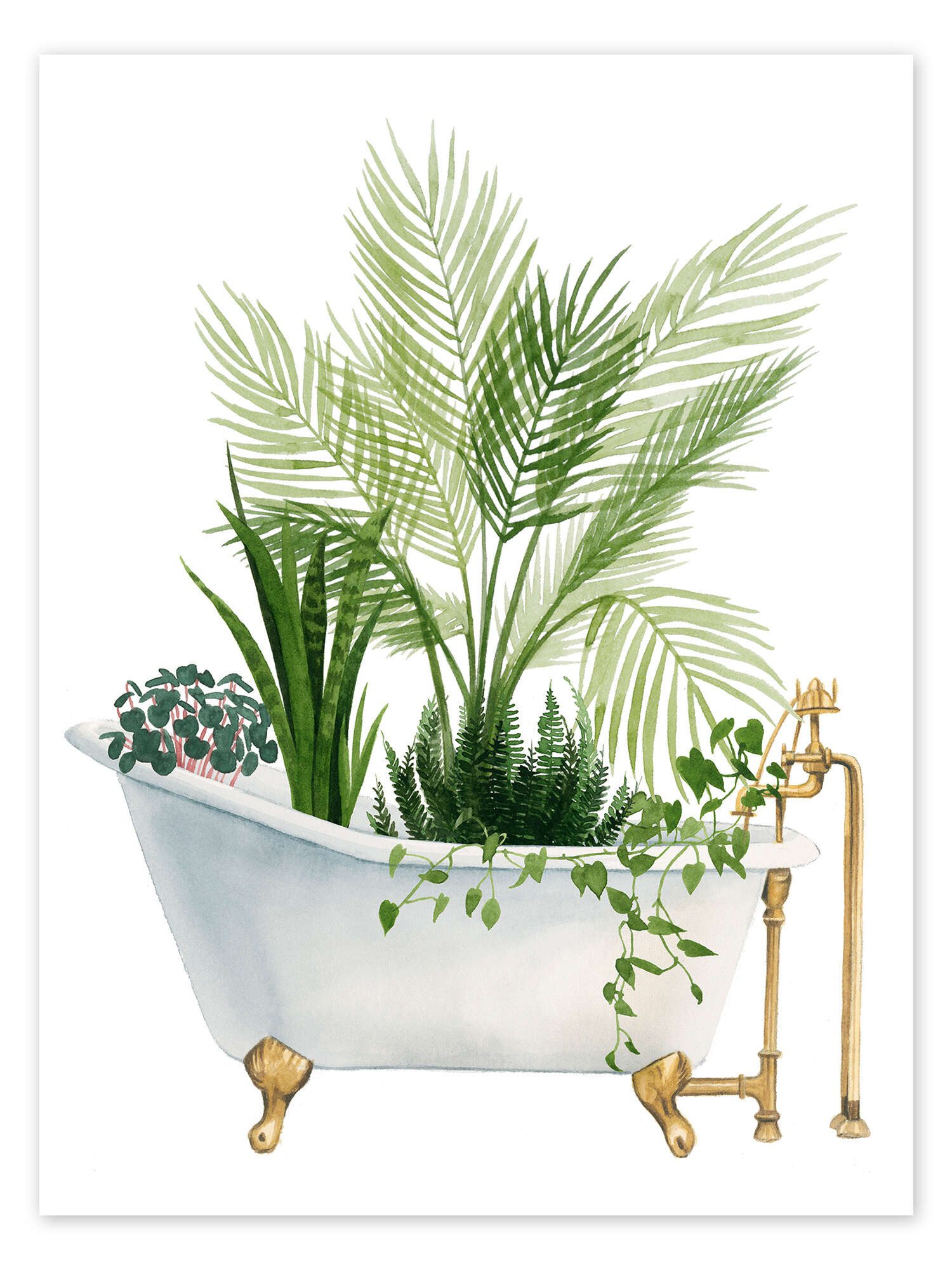 Posterlounge Poster Grace Popp, Plant Bath günstig online kaufen