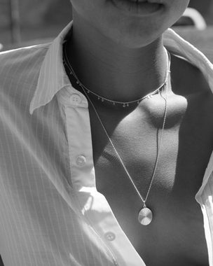 Pernille Corydon Kette mit Anhänger Glow Halskette Damen 40-45 cm, Silber 925