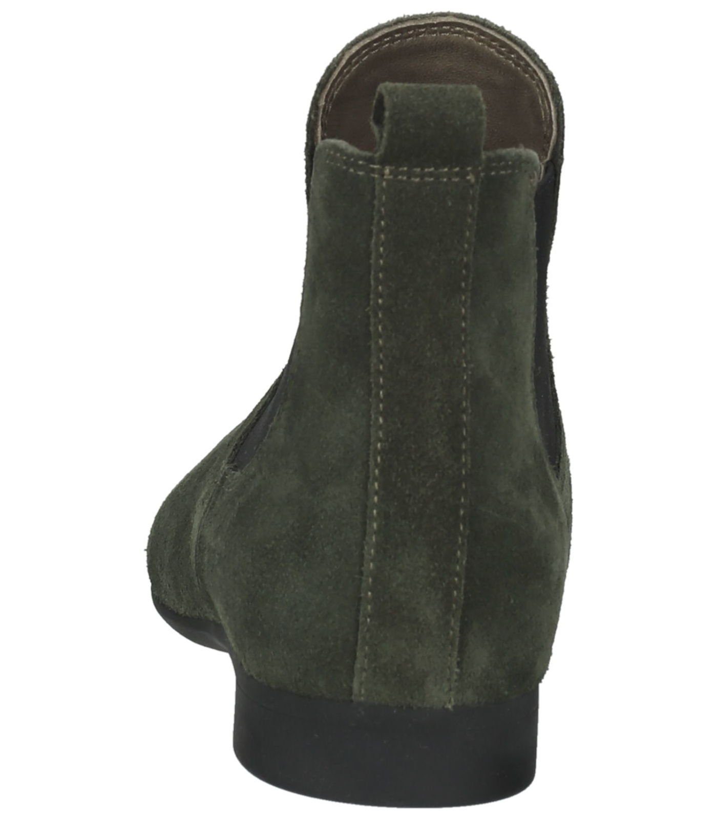 Veloursleder/Textil Think! Stiefelette Stiefelette Olive