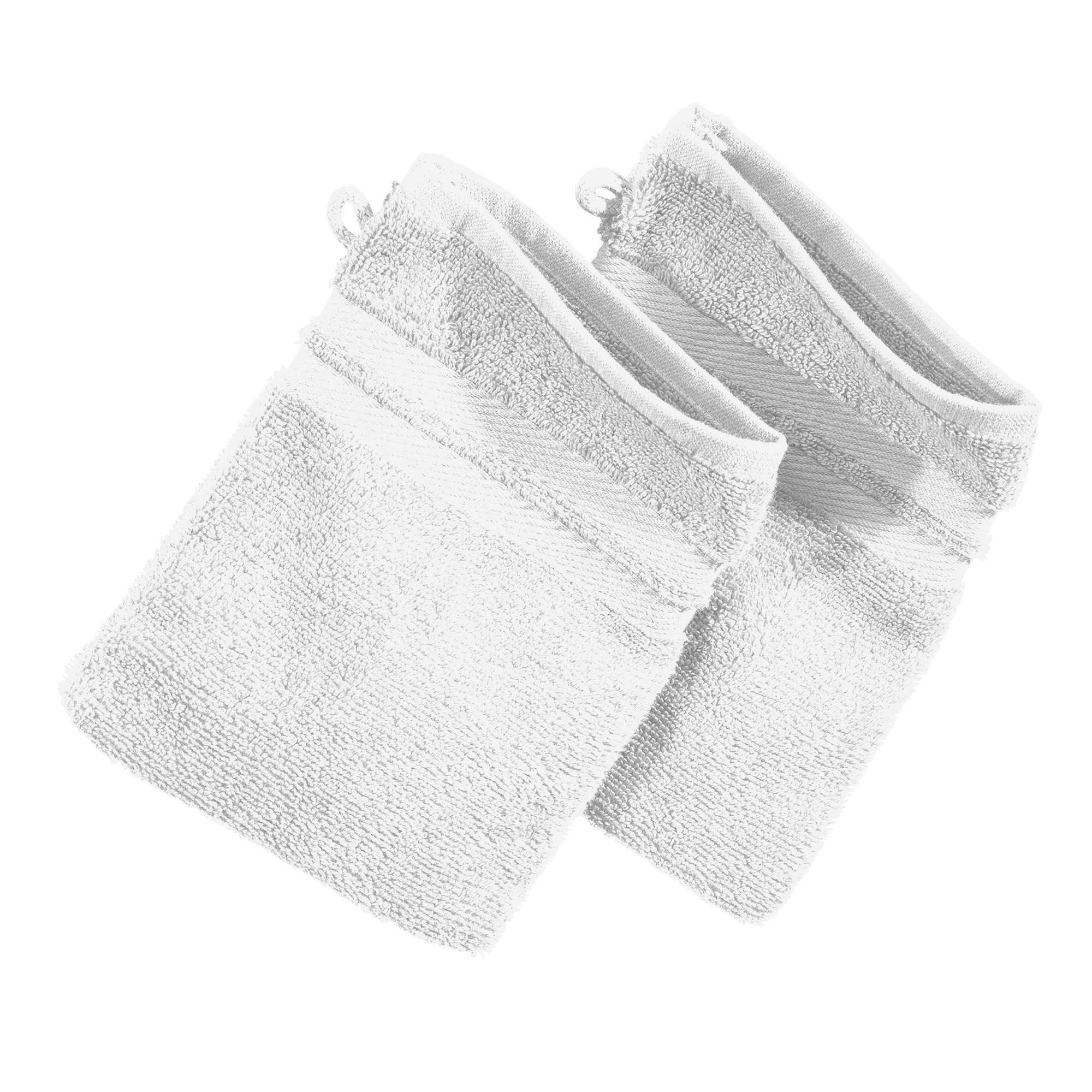 Erwin Müller Waschhandschuh Bio Waschhandschuh "Tübingen" 2er-Pack, Frottier, Walk-Frottier Uni