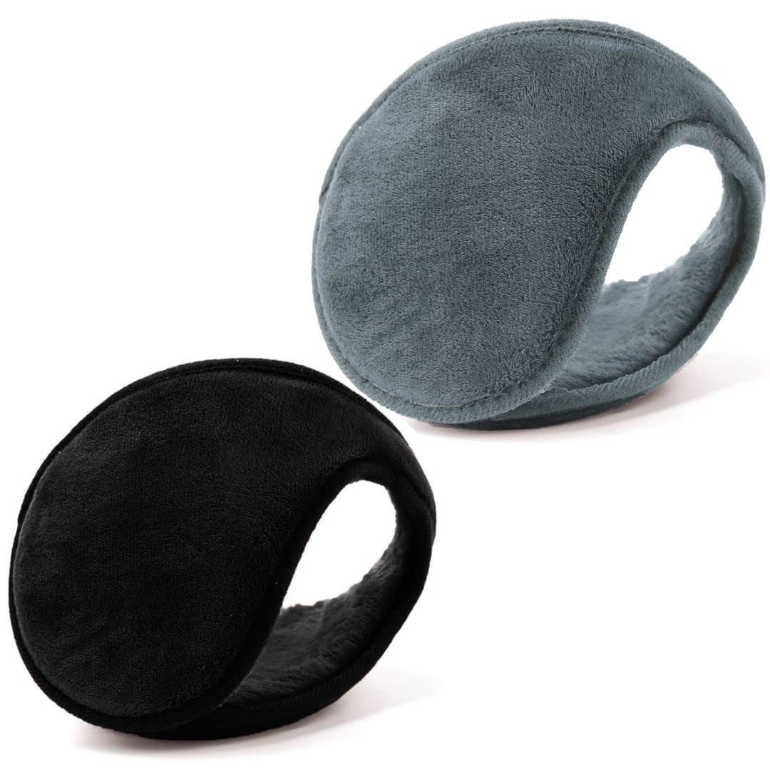 FOUORTUNATE-BEE Ohrenmütze 2er-Set Unisex-Ohrenschützer aus Fleece – Winterwarm (2-St)
