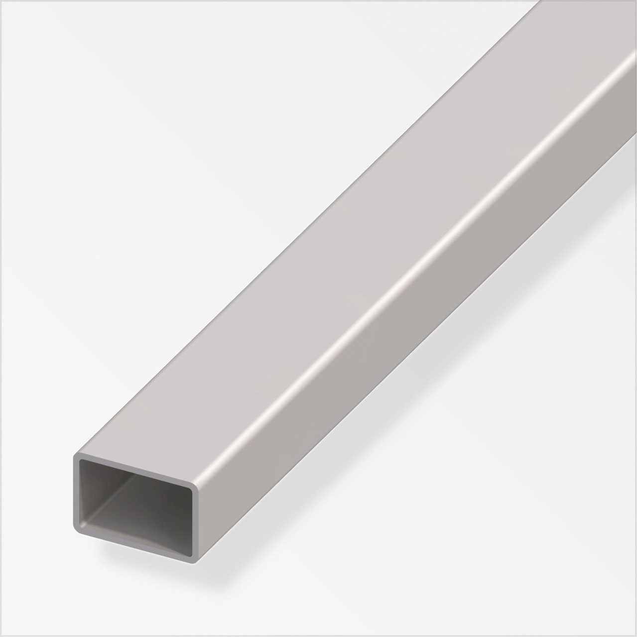 alfer Vierkantstange alfer Rechteckrohr 1 m, 35 x 20 x 1.5 mm Stahl roh Stahl