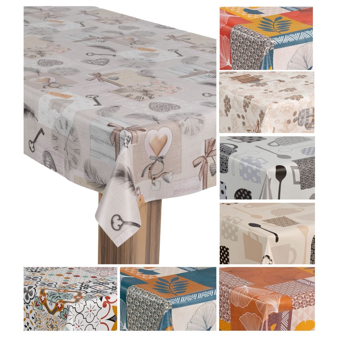 laro Tischdecke Wachstuch-Tischdecke Wachstischdecke Gartentischdecke günstig online kaufen