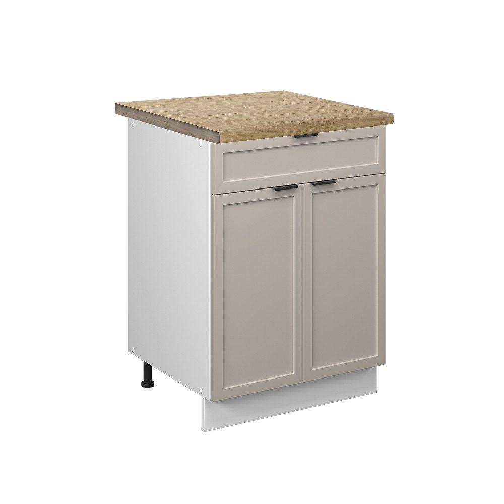 Vicco Unterschrank Fame-Line, GrauBeige/Weiß, 60 cm günstig online kaufen