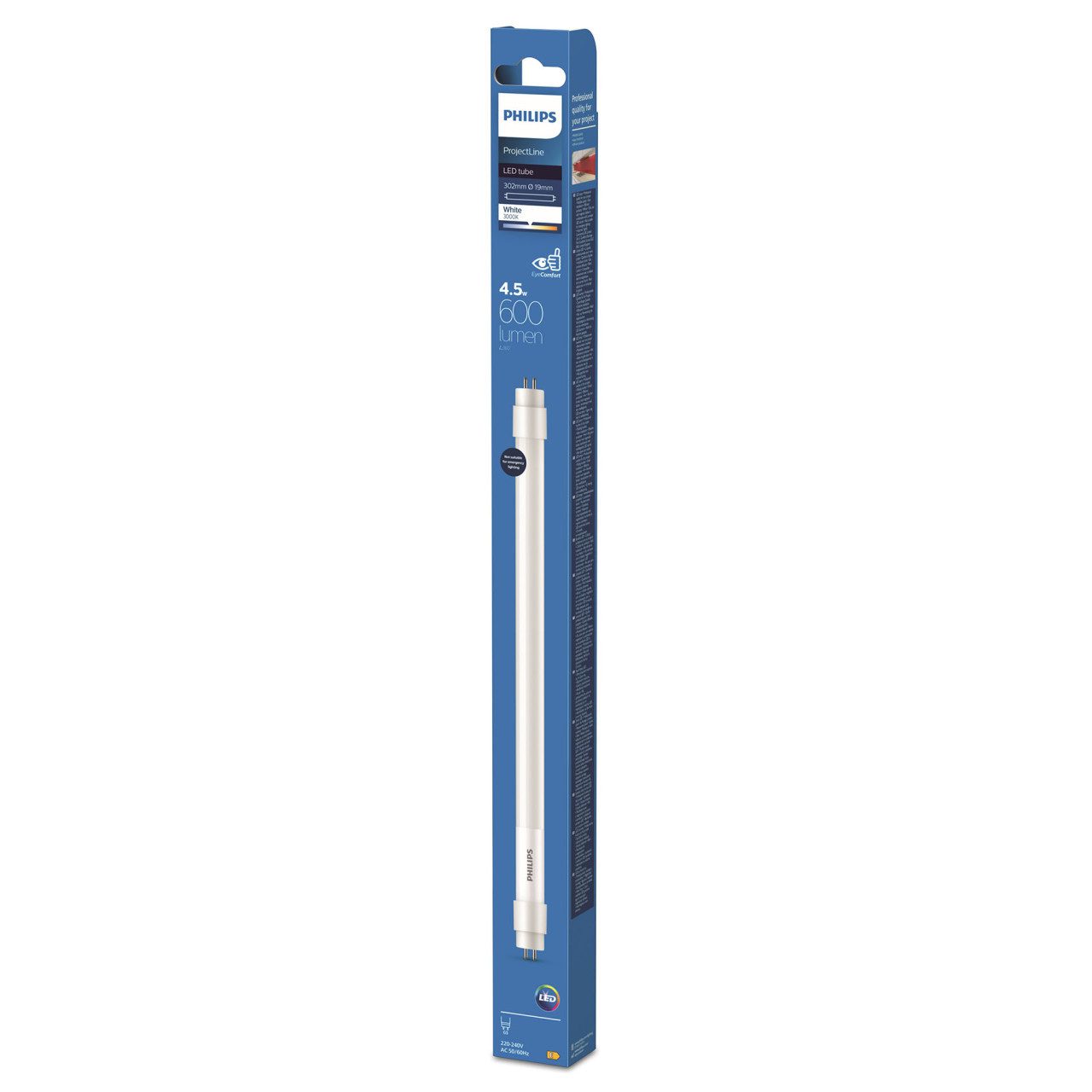 Philips LED-Leuchtmittel Philips LED-Leuchtmittel Stabform 37,5 cm G5 4,5 W, Nicht dimmbar