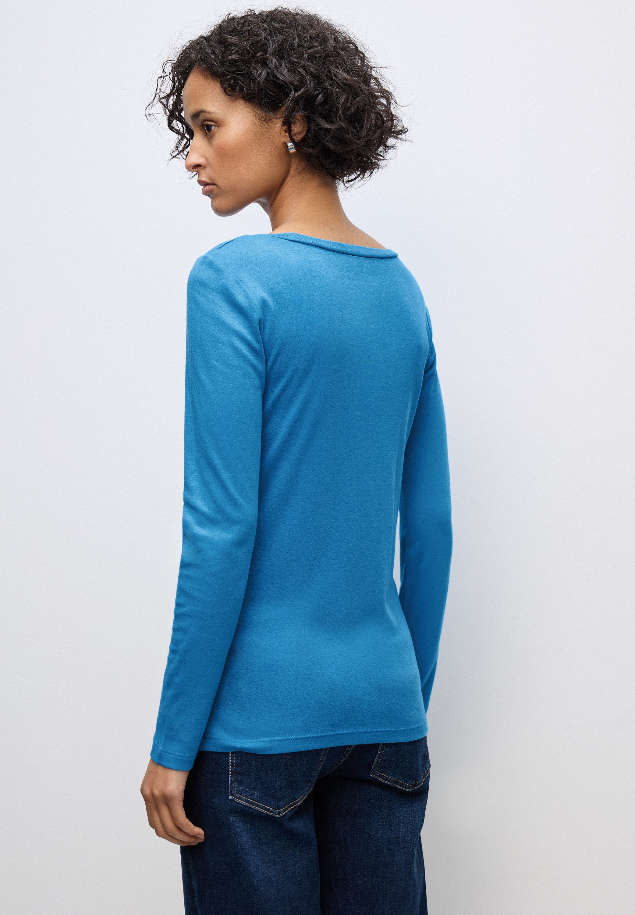 STREET ONE Langarmshirt im soften Baumwoll-Mix