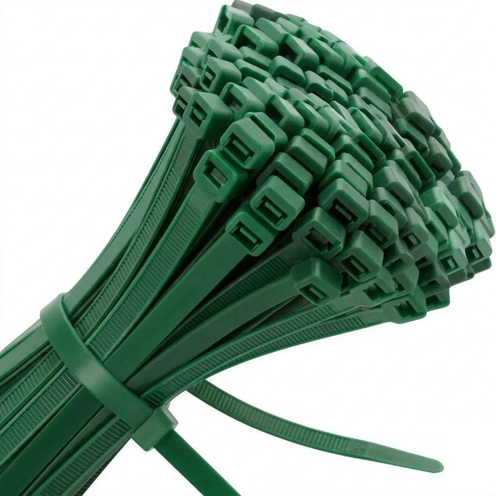 MK24 Handelshaus Kabelbinder Nylon PA6.6, 100 x 2,5 mm, grün (500-St)