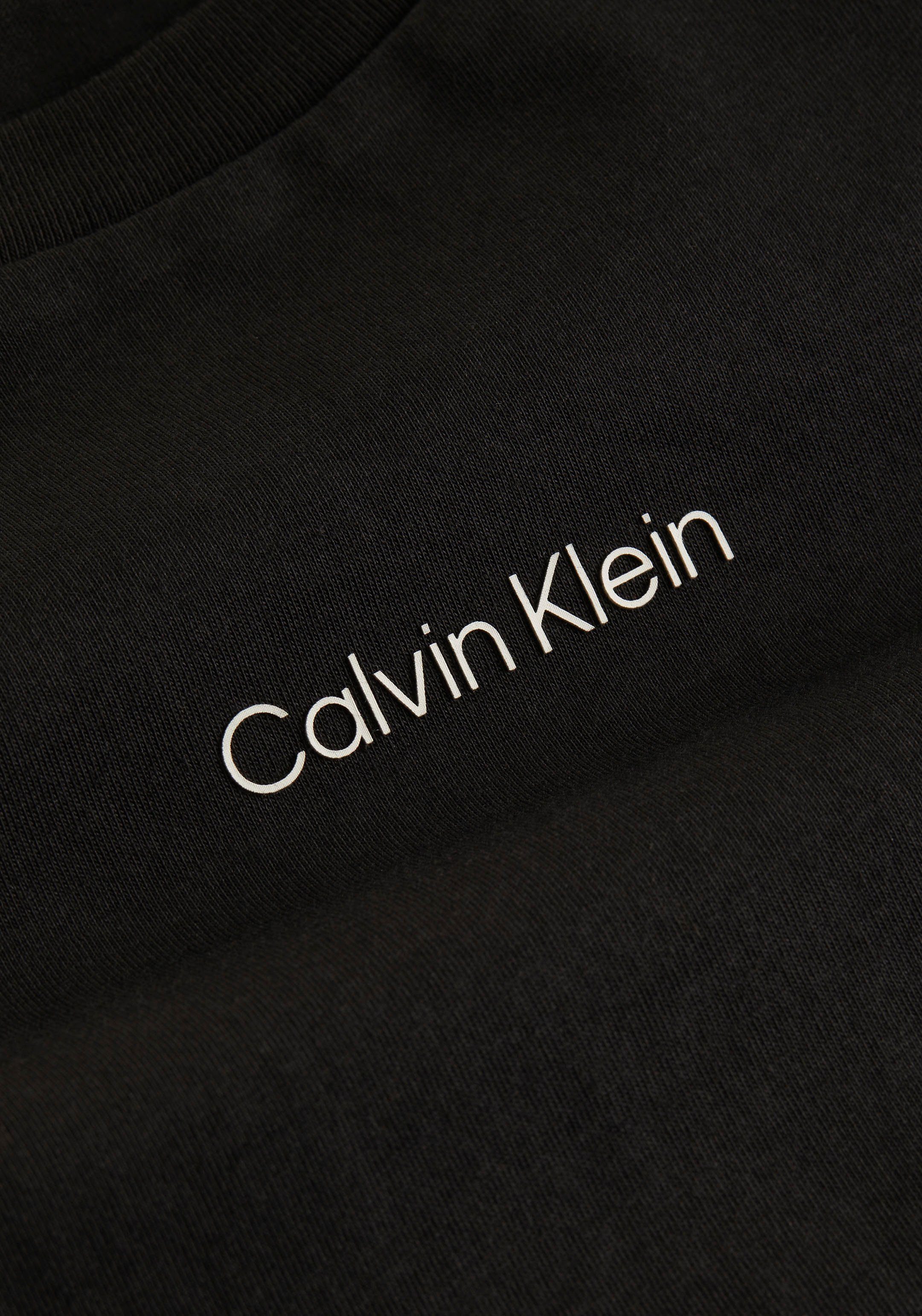 T-Shirt Klein reiner MICRO aus LOGO Calvin Baumwolle T-SHIRT Ck-Black
