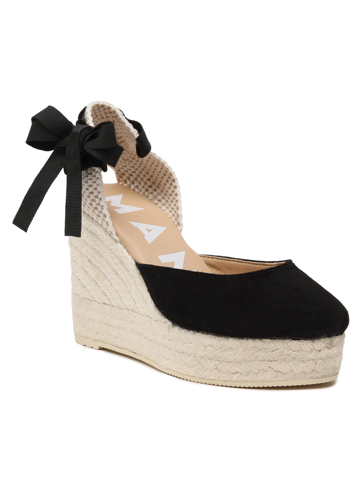 Manebi Manebi Damen Espadrilles MANEBI-WEDGE ESPADRILLES K 1.0 WV K 1.0 BLACK Espadrille