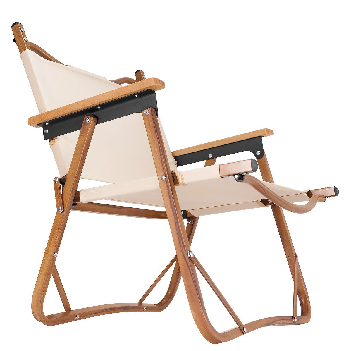 MidGard Klappstuhl Campingstuhl Gartenstuhl Anglerstuhl Faltsessel bis 120kg belastbar, bis 120 kg belastbar! Tragbar, klappbar & stabil!