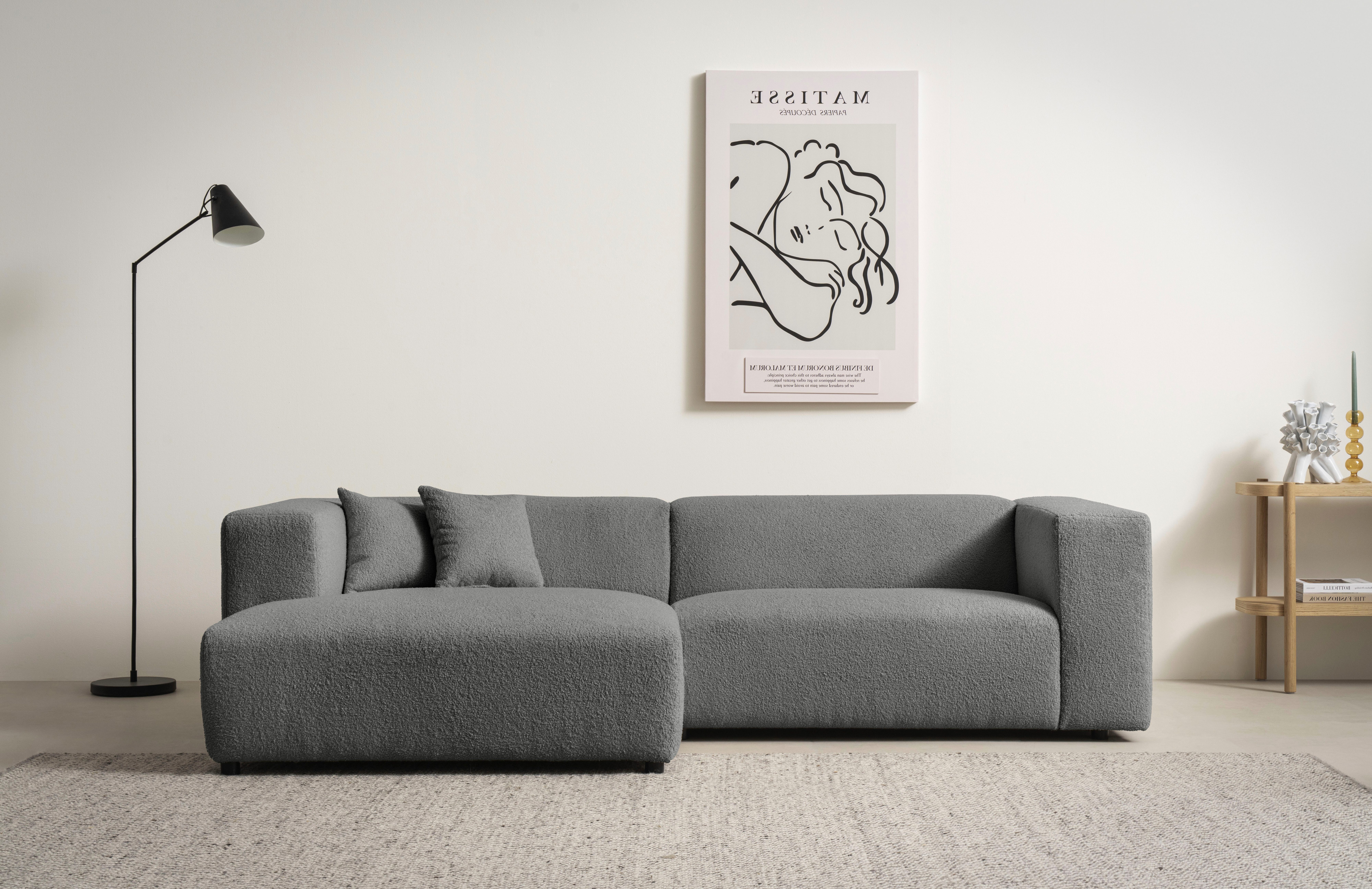 andas Ecksofa BAKELS, L-Form in Cord günstig online kaufen