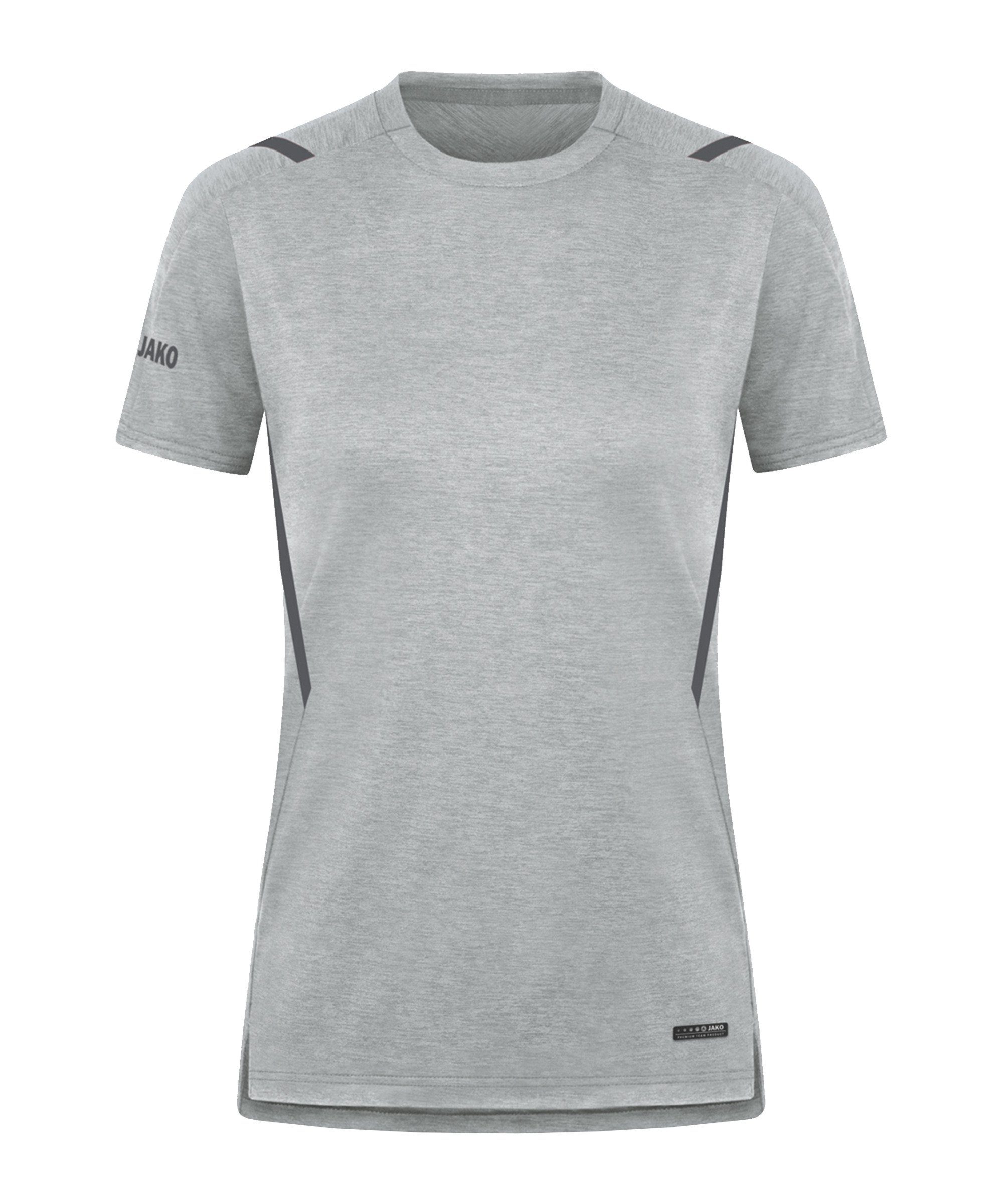 Jako Challenge T-Shirt graugrau Damen Freizeit default T-Shirt