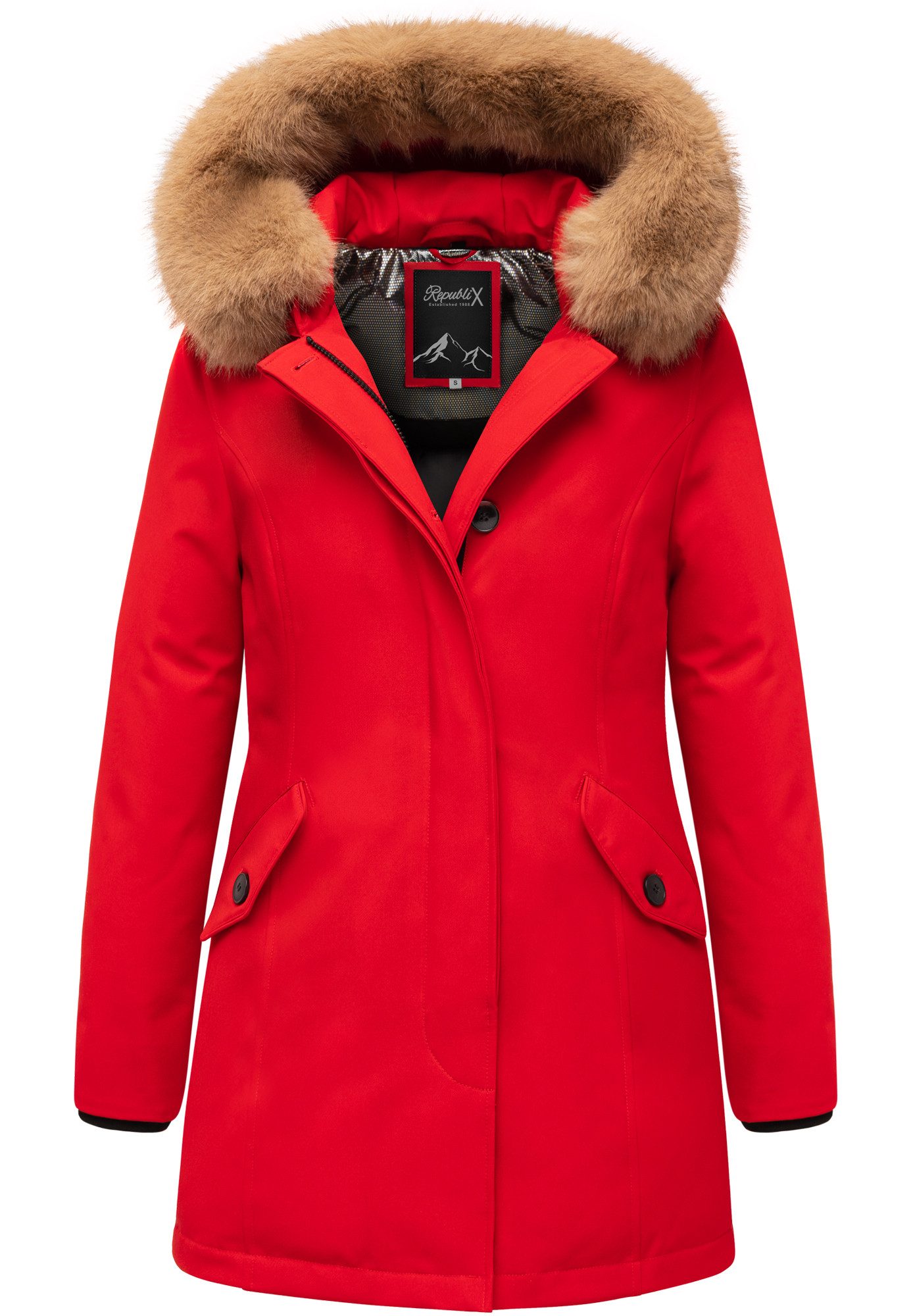 REPUBLIX Winterjacke TORI Damen Gefütterte Dicke Winter Jacke Mantel Parka günstig online kaufen