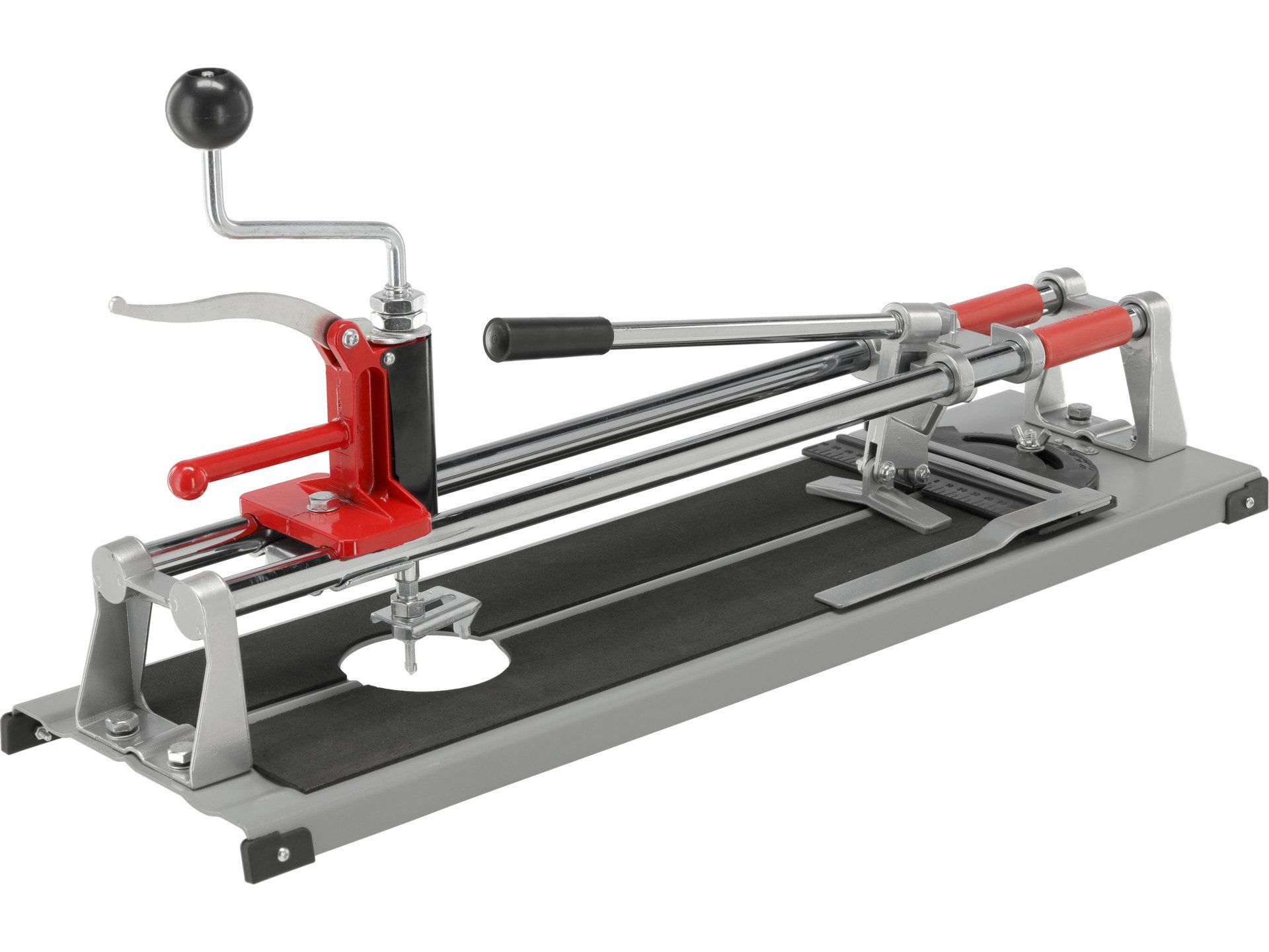 TRIZERATOP manueller Fliesenschneider 3-in-1 Fliesenschneider 430 mm mit Lochstanze und Stahlbasis, 3-in-1 Fliesenschneider 430 mm mit Lochstanze und Stahlbasis