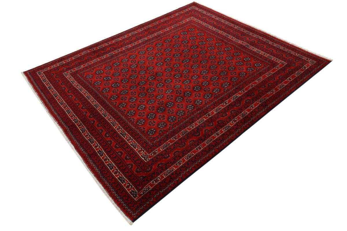 Orientteppich mm Mauri Afghan Höhe: Nain Orientteppich, rechteckig, 6 Handgeknüpfter Trading, 140x177