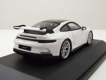 Schuco Modellauto Porsche 911 (992) GT3 weiß Modellauto 1:43 Schuco, Maßstab 1:43
