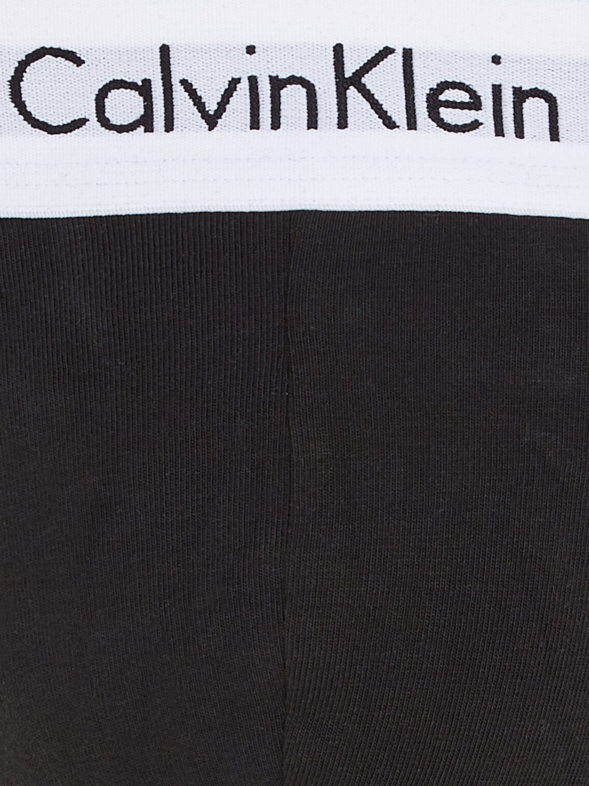 Underwear mit (Packung, Klein BLACK,_BLACK,_BLACK 3-St., Calvin 3PK THONG T-String Logo-Elastikbund 3er-Pack)