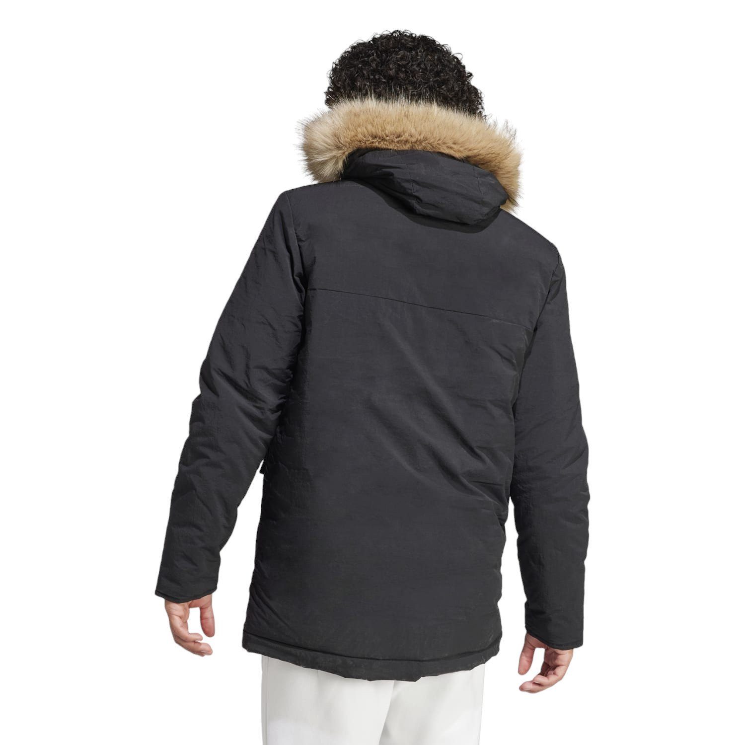 adidas Performance Parka Hooded Fur Parka (wasserabweisend) schwarz Herren günstig online kaufen