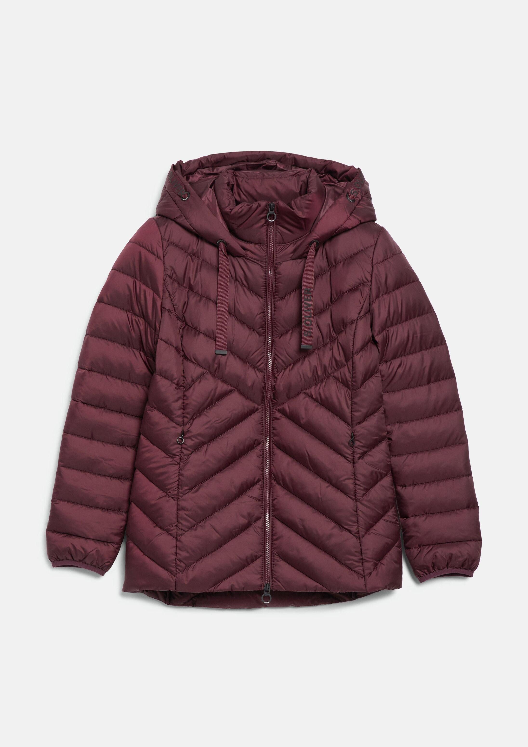 s.Oliver Funktionsjacke Outdoor-Jacke Leichte Steppjacke mit Kapuze