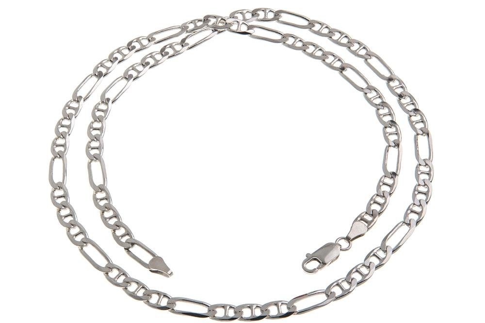 Silberkettenstore Silberkette Figaruccikette 5,5mm - 925 Silber, Länge wählbar von 40-100cm | Silberketten