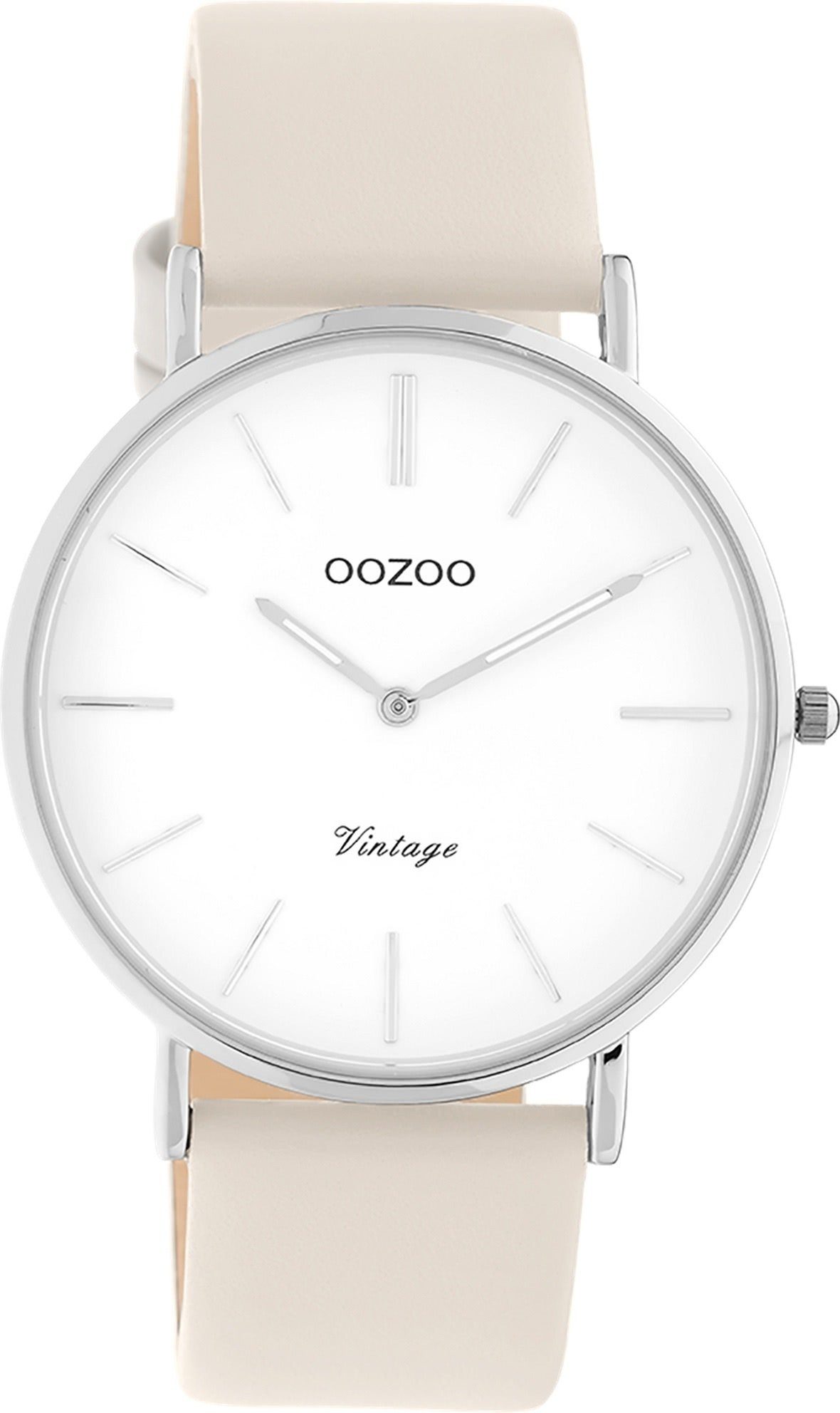 Oozoo Lederarmband, 40mm) (ca. Damen rund, Series, Fashion-Style Vintage Armbanduhr OOZOO Damenuhr Quarzuhr groß