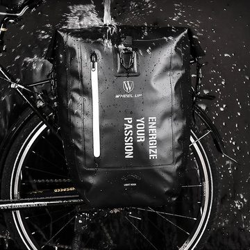 MidGard Gepäckträgertasche Fahrrad-Tasche für Gepäckträger, E-Bike Gepäcktasche mit Reflektoren