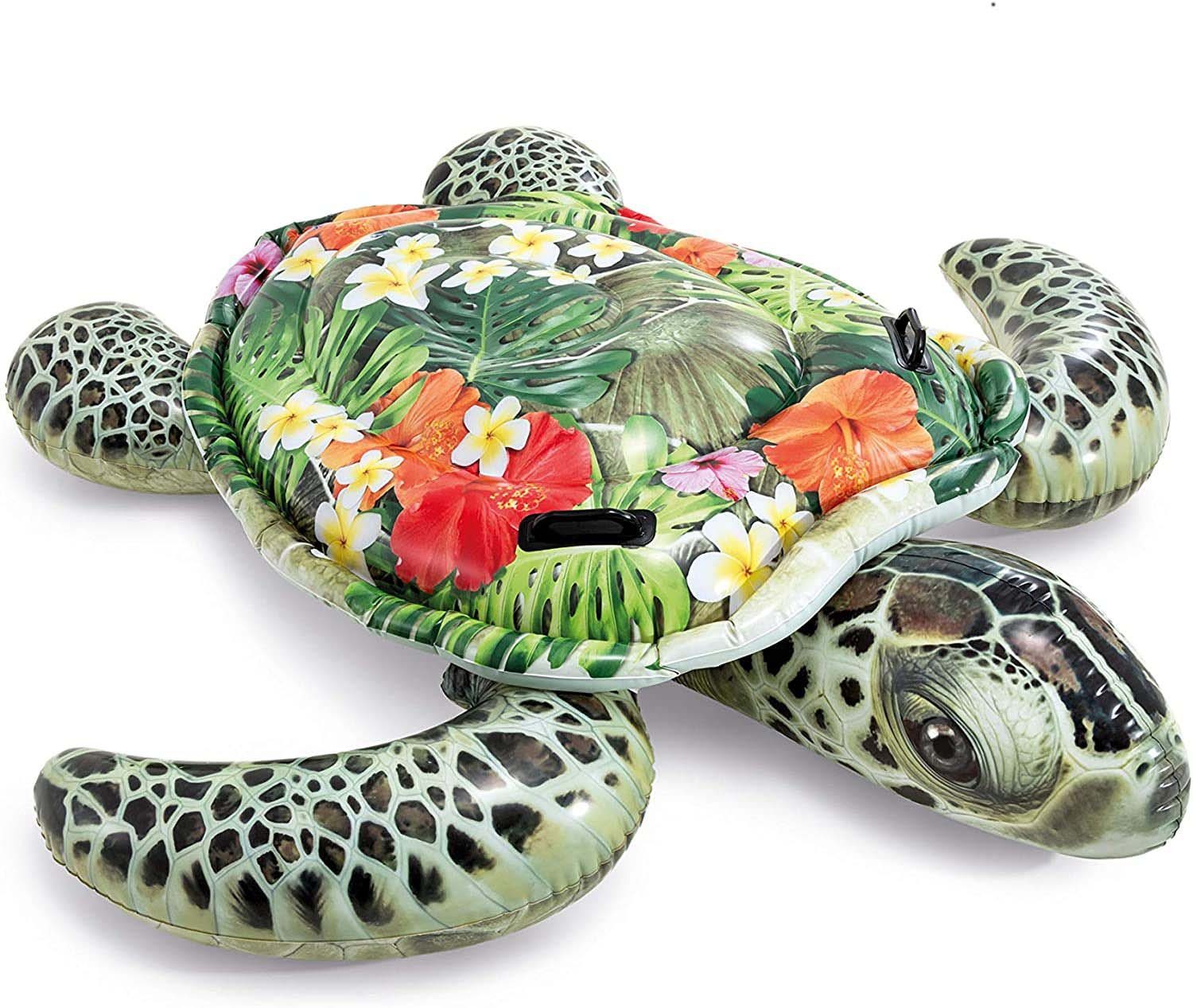 Intex Luftmatratze Intex 57555NP - REALISTIC SEA TURTLE RIDE-ON