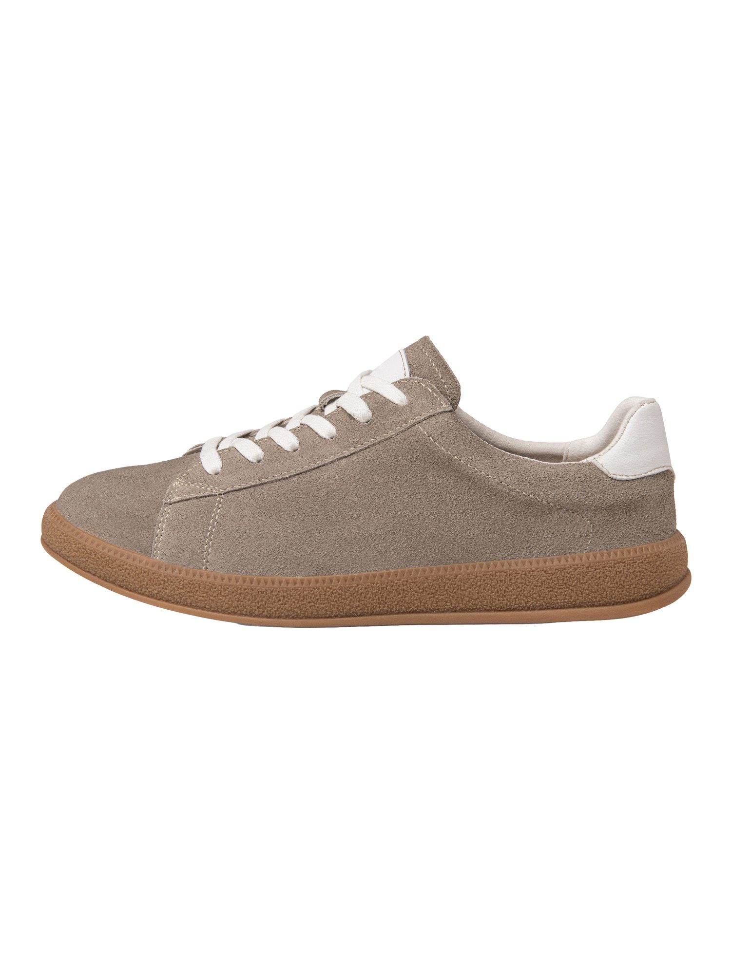 OMBRE Herren Sneaker aus Wildleder im minimalistischen Design Oliv 41 Sneaker (kein Set) in Unifarbe