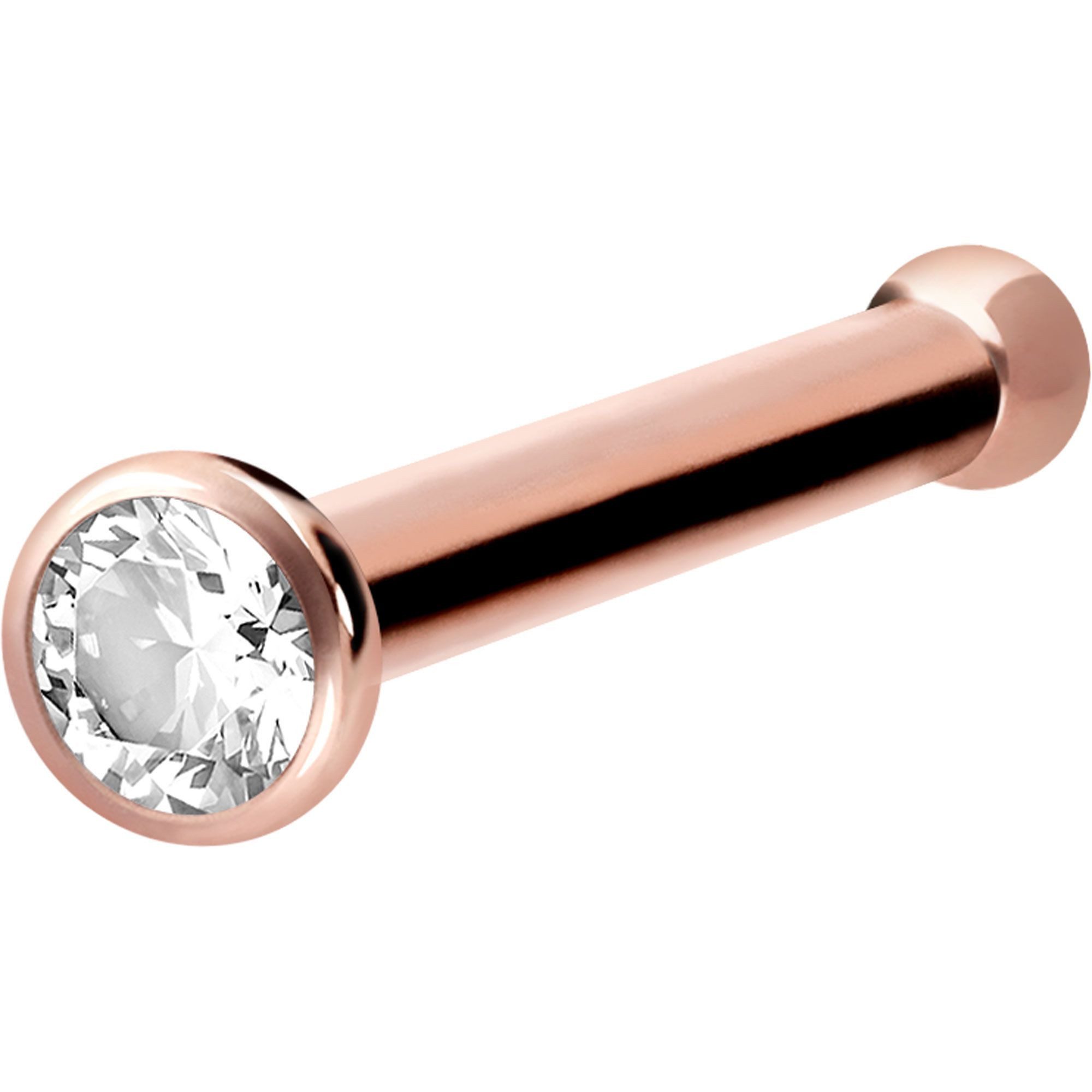 PIERCINGLINE Nasenpiercing Chirurgenstahl Nasenstecker Pin KRISTALL (Nasenstecker, 1-tlg)