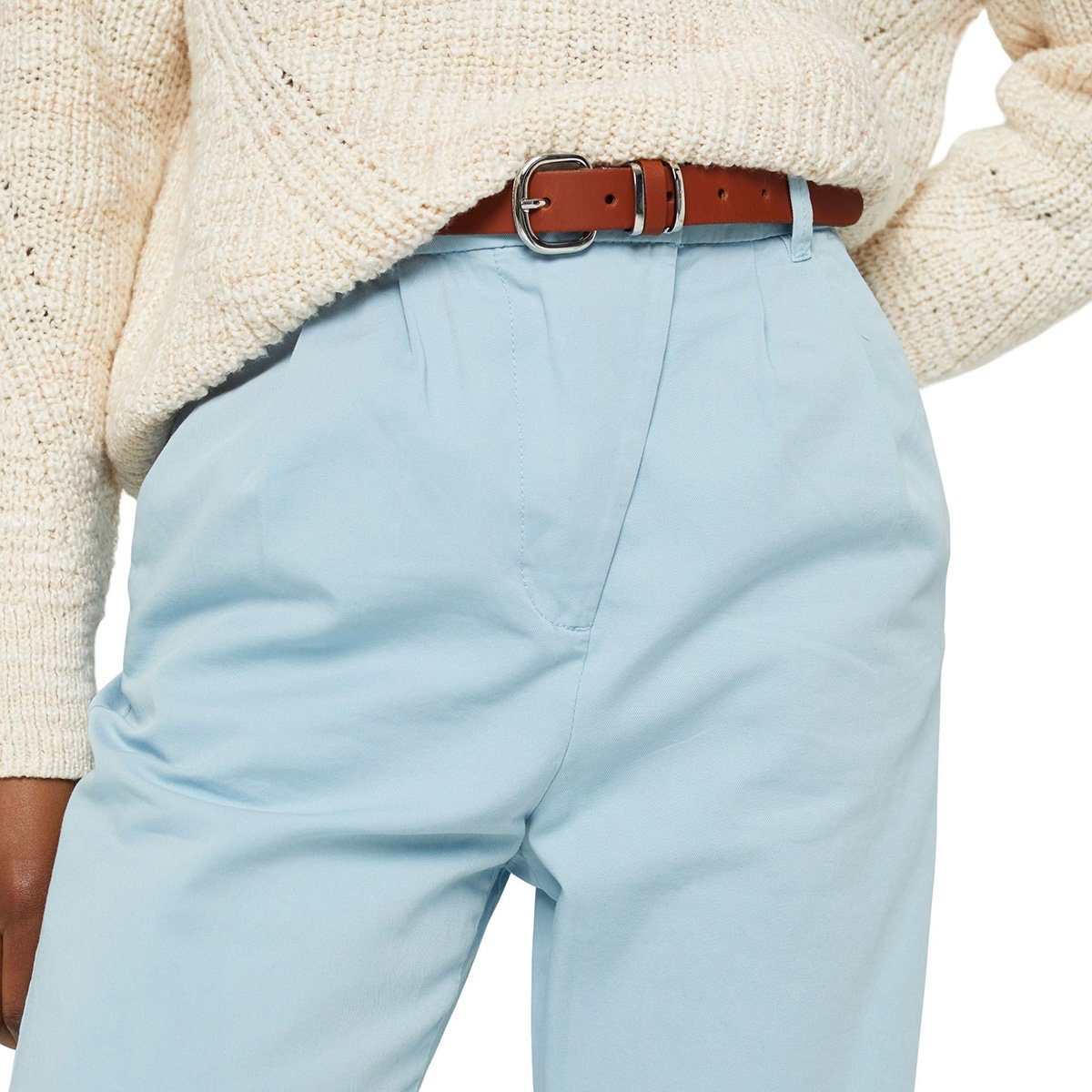 Esprit Ledergürtel Narrow Leather Belt Damen Leder Gürtel mit Dornschließe 012EA1S301-220